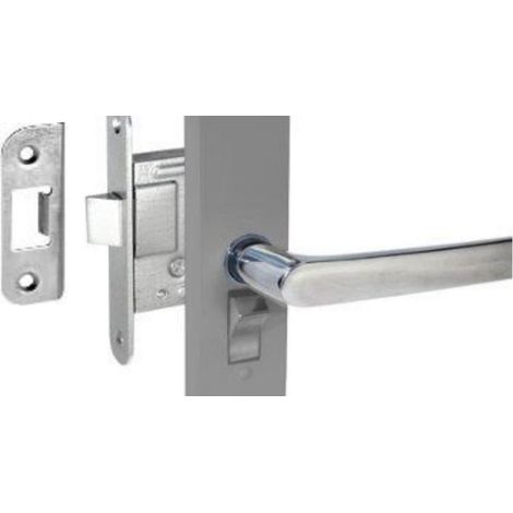 Loquet no-name latch with polished handle type WC 70x65x22 mm