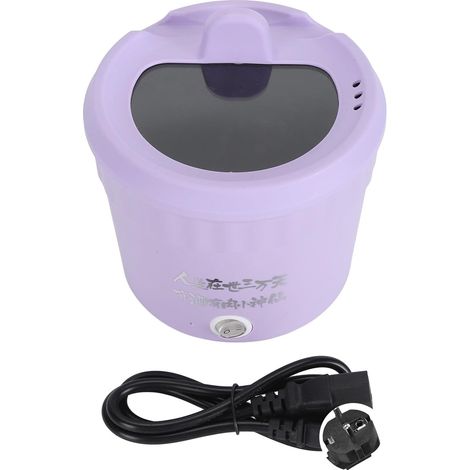 Marmite électrique 450 W, Cuiseur de Nouilles Rapide pour Ramen, œufs, Pâtes, 1,2 L, Antiadhésif, Violet (Prise UE 220V) (1/5)