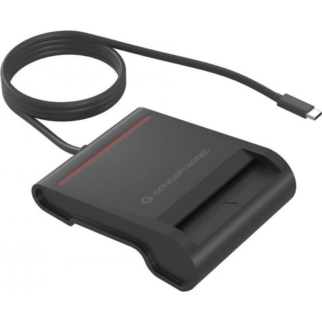 Conceptronic SCR01BC USB-C Smart-ID Kartenleser Speicherkartenlesegeräte