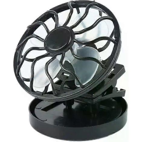 Ventilateur de chapeau à pince, refroidisseur solaire à énergie solaire, souffleur d'air pour le camping, la randonnée et la pêche (1/5)