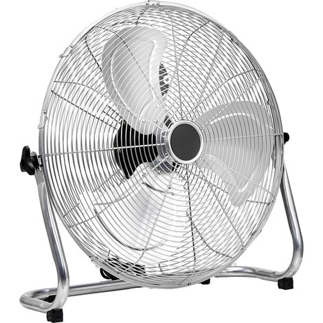 Ventilateur de Sol 50cm Industriel en Métal, 3 Vitesses de Ventilation, Débit d'air 4750 m³/h,230° Pales Inclinables Réglables, Brasseur d'Air Puissant pour Maison, Bureau, Atelier et Chantier (1/5)