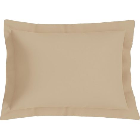 Textile en Microfibre Oreiller 5,1 cm Bride, Standard/Queen, Mocha, 2-Pack (1/5)