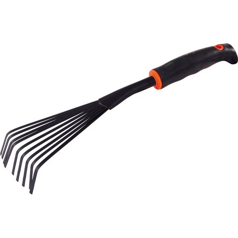 Gartenwerkzeuge in hohem Widerstandstahl mit Brixo Hercules Plastikgriff - Scopa 9 denti