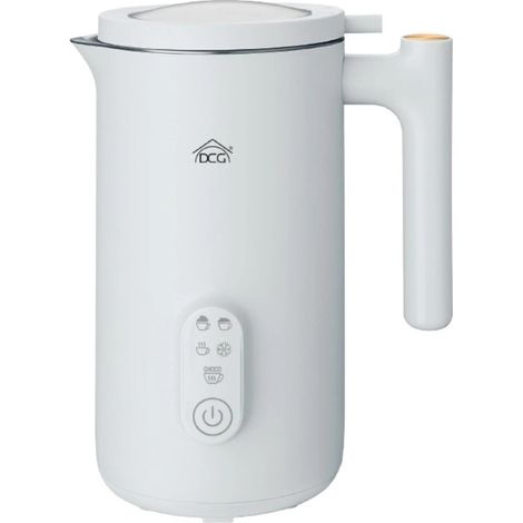 Montalatte Bianco 500W Cappuccinatore Schiumatore per Latte Caldo e Cappuccino