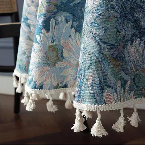 Nappe rectangulaire 140×200 cm, épaisse et infroissable, idéale pour la maison, la cuisine, la salle à manger et la terrasse. (1/5)