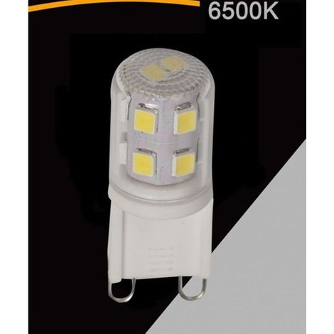 TrAdE Shop Traesio - Lampadina Tubolare Led G9 2.5 W 280 Lm Luce 3000k 4000k 6500k Sparac-g9-2.5w-ce1 - -Bianco Freddo -