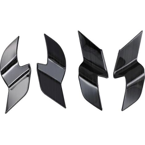 Garniture de poignée intérieure de porte de voiture, cache-poignée, noir (1/5)