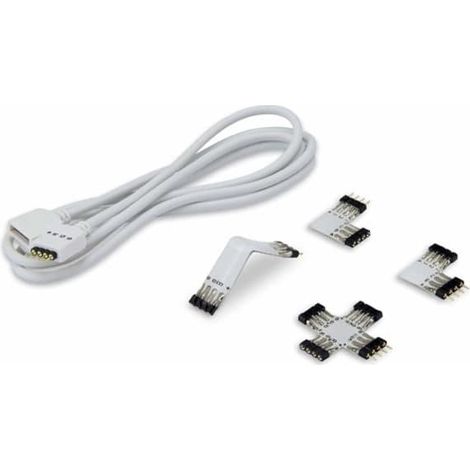 Kit de connecteurs OSRAM pour bandes LED Deco Flex Extension Kit / Connecteur d'angle / Connecteur enfichable / Connecteur croisé / Câble d'extension 1 m