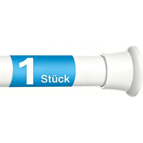1 tringle à rideau sans perçage - Blanc - 76-200 cm - Tringle de (1/5)