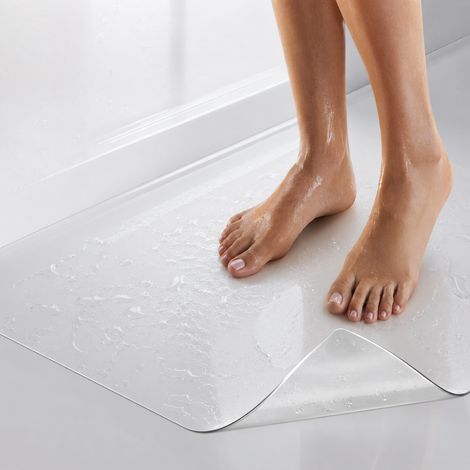 Antiscivolo adesivo per bagno doccia trasparente 60/100cm x 100cm Misura - 100cm x 100cm (1mq)