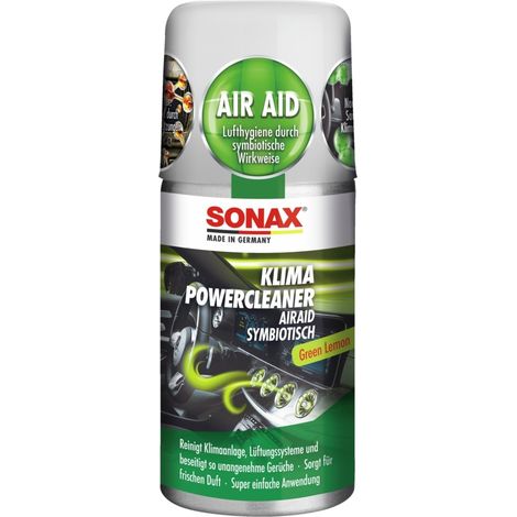 Nettoyant pour climatisation SONAX KlimaPowerCleaner AirAid, 03234000, Citron vert, 100 ml