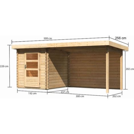 BH Bastrup 3 natur 280x220x220 mit AD 3m breit, 28mm RW (1/4)