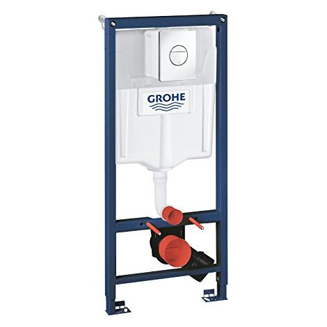Grohe Solido - Set modulo di installazione per WC sospesi, altezza 1,13 m, placca di comando Sail, cromo 38832000 (1/4)