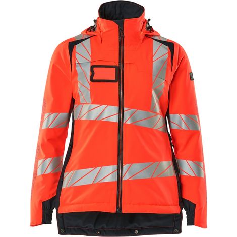 Mascot Winterjacke CLIMASCOT®, Damen Winterjacke Gr. 5XL, Hi-vis rot/schwarzblau (1/4)