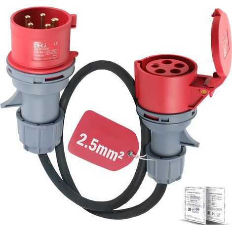 Adaptateur CEE 32 A vers 16 A avec câble (1m) (1/5)