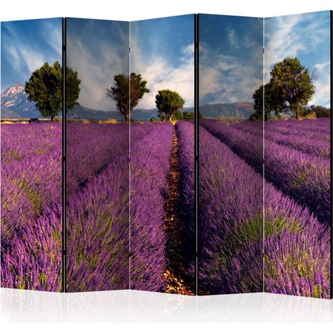Paravento - Lavender field in Provence, France II [Room Dividers] - 225x172 (1/4)