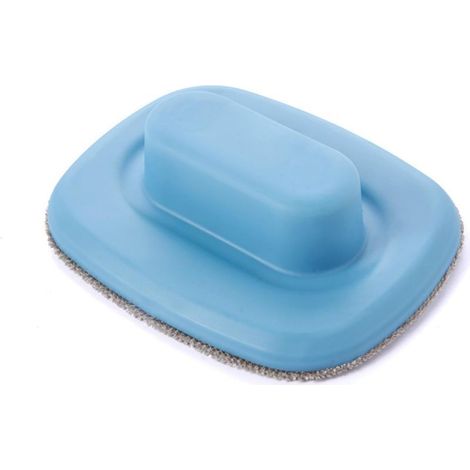 Brosse de nettoyage pour moustiquaires et écrans de fenêtre, utilisable à sec ou humide (bleue) (1/5)
