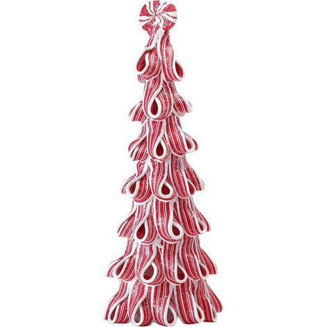 Petit sapin de Noël de table en PVC, village miniature, décoration mignonne (1/5)