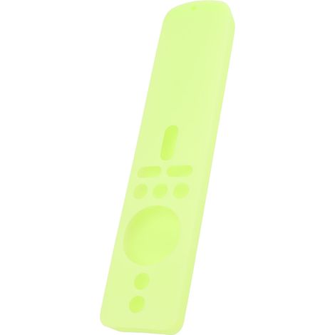 Étui de Protection en Silicone Anti-Dérapant pour Télécommande Xiaomi TV Stick 4K avec Dragonne Vert Fluorescent (1/5)