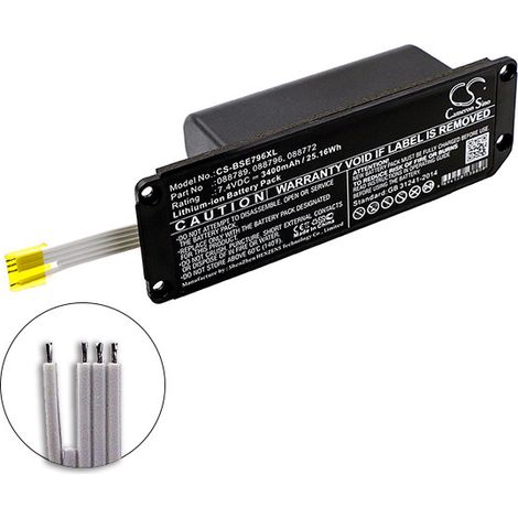 NX - Batterie enceinte bluetooth pour Bose Soundlink Mini 2 7.4V 3400mAh