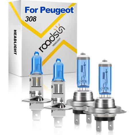 Ampoule Halogène Pour Phares, 100W, 12V, 6000K Blanc, H1 Phares (1/5)