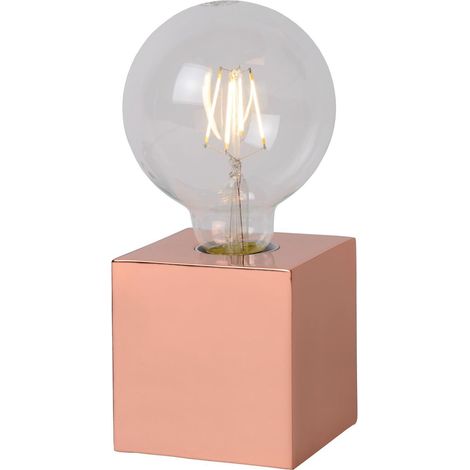 Lampe table Lucide Cubido E27 5W 2700K LED 19cm IP20 (1/2)