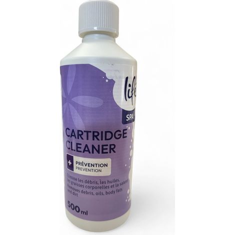 Nettoyant pour cartouche de filtration piscine ou de SPA 500ML - LIFE (1/2)