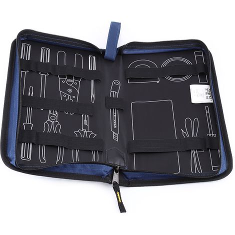 Sacoche de rangement pour outils d'électricien professionnel, porte-outils utilitaire et pratique, organiseur de poche de travail (1/5)