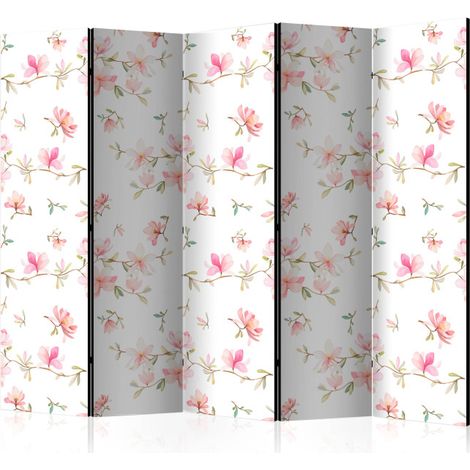 Paravent 5 Volets "Fresh Magnolias" 172x225cm (1/2)