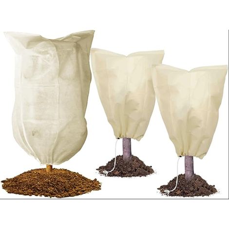 Voile Hivernage Plante Exterieur, Housse D'hivernage Plantes, Protection Plante Hiver, Housse Hivernage Plante, (60x80cm (1/5)