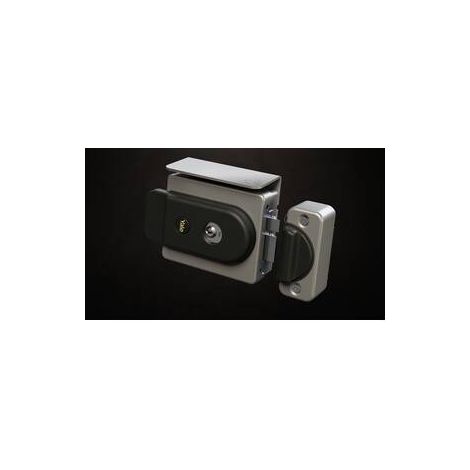 YALE 770 SERRATURA APPL ELETT P/FERRO E40/80 REV ARGENTO
