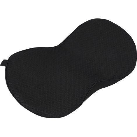 Coussin de siège de voiture, cuisse, hanche, réduction de la pression, ergonomique, léger, confortable, oreiller de soutien lombaire pour voitures, noir (1/5)