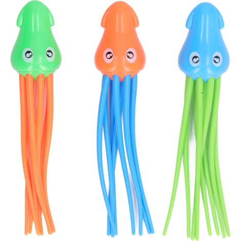 3 pièces Jouets de Piscine Méduse pour Enfants, Jeux de Plongée Sous-Marine et Équipement d'Entraînement à la Nage (1/5)