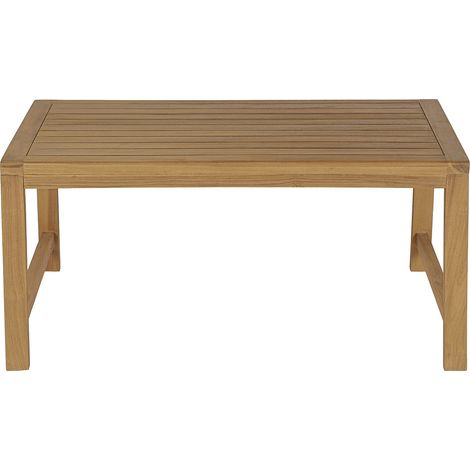 Tavolino da giardino rettangolare in legno massello di teak L100 cm SUNDA (1/4)