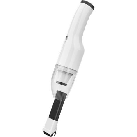Mini aspirateur à main sans fil blanc (seulement 400 g) - Aspirateur portable pour la voiture et la maison. Aspirateur à main puissant pour voiture (1/5)