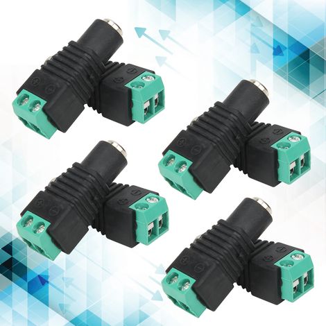 Adaptateur de moniteur d'alimentation, Terminal femelle DC, prise, accessoire de caméra, connecteur industriel, 100 pièces