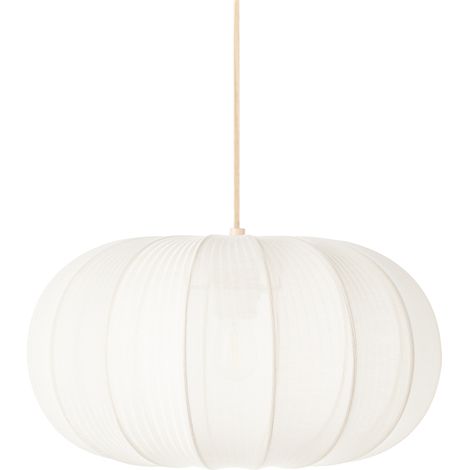 Lámpara colgante de diseño moderno lámpara de techo pantalla de nylon sintético blanco Tocuyo