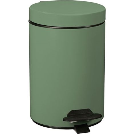 Rossignol Papelera Baño Verde Almendra Mate 3 Litros