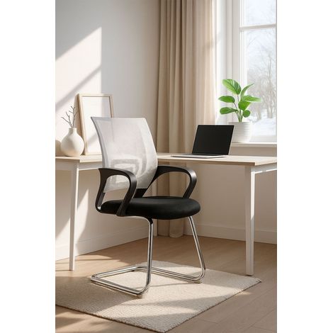 Sillas de escritorio - Silla Confidente Midi - Blanco (1/5)