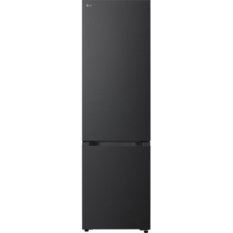 LG GBBS726BEV Frigorifero combinato Fit & Max 60cm, Classe B, 375L, AI Inverter, Black Steel