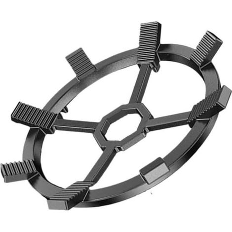Küchen-Antidot-Stütze 25 cm, Halterung für kleine Auflaufformen, Stabilisator für Gärbehälter, geeignet für Camping und Haushalt, schwarz