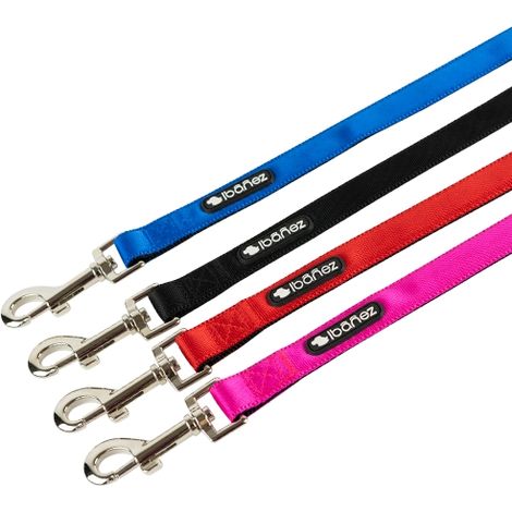 Laisses en Nylon Silky STRAP - BLACK SIZE XS LONG (1/2)
