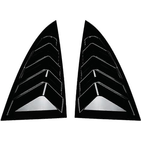 Pour Tesla Model 3 Highland 2024+ - Persiennes de vitres latérales arrière, caches, aileron, noir brillant (1/5)