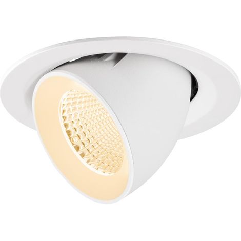 Spot encastré NUMINOS® GIMBLE M intérieur 2700 K 40° blanc - SLV - 1009554