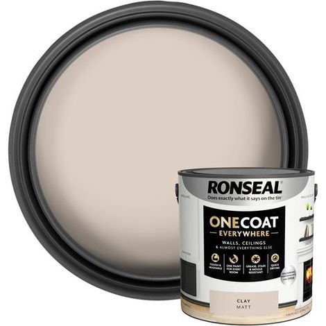 Ronseal One Coat Everywhere Interior Paint Clay Matt 2.5L