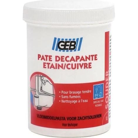 Geb Pasta decapante stagno rame 150ml per impianti idraulici