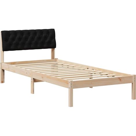 Maison Exclusive - Struttura del Letto con testiera Marrone e nero 90 x 200 cm