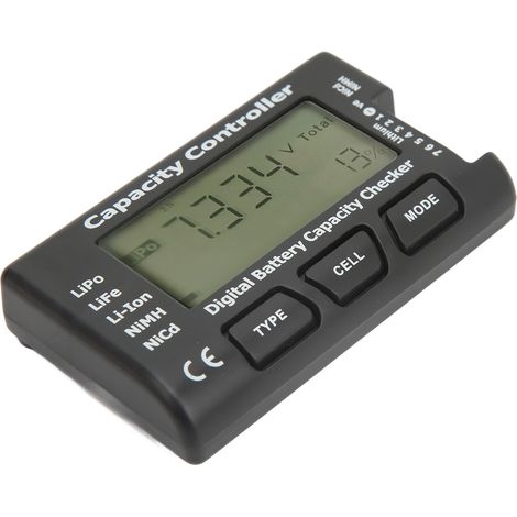 Contrôleur capacité batterie testeur tension afficheur numérique indicateur pour Li-ion NiCd NiMH (1/5)