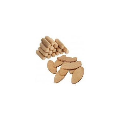 Lotto di 50 spilli in legno Ø 6x30mm Kreator
