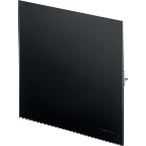 OVENTROP Abdeckung für Unibox E RTL und Unibox RLA vario geschlossen, Echtglas schwarz, 1022765